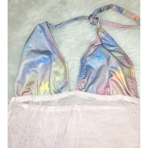 Exotic Handmade Pink Dancewear 2 PC. Set Size Small/Medium - Picture 3 of 5